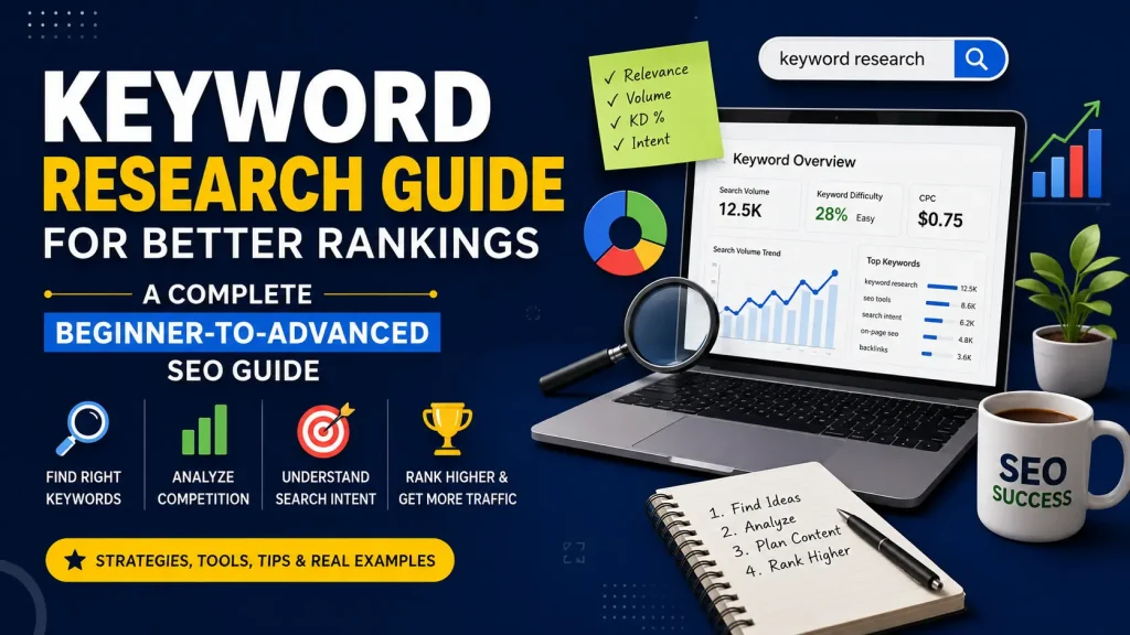 Keyword Research Guide for Better Rankings: A Complete Beginner-to-Advanced SEO Guide keyword research guide for better rankings