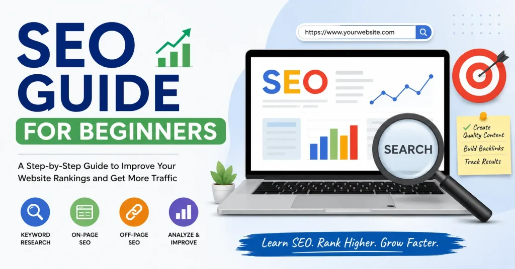 SEO Guide for Beginners: A Complete Step-by-Step Guide to Ranking Higher on Google seo guide for beginner